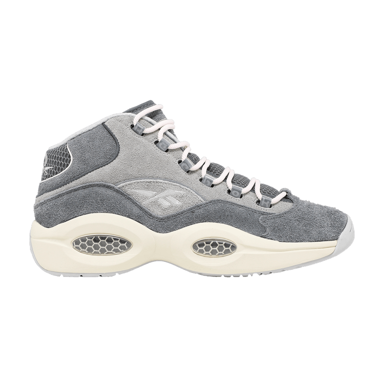 Reebok Question Mid Grey Suede