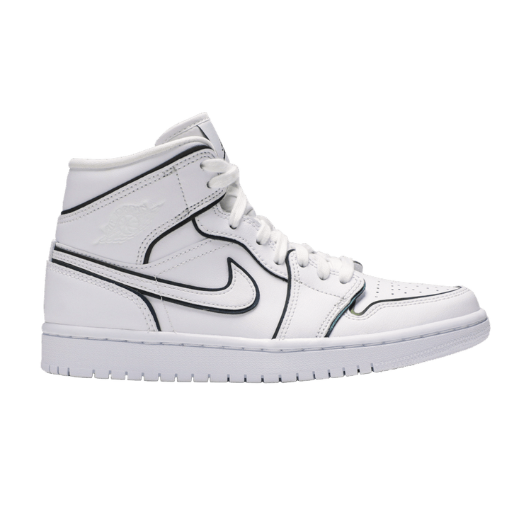 Jordan 1 Mid Iridescent Reflective White (Women's)