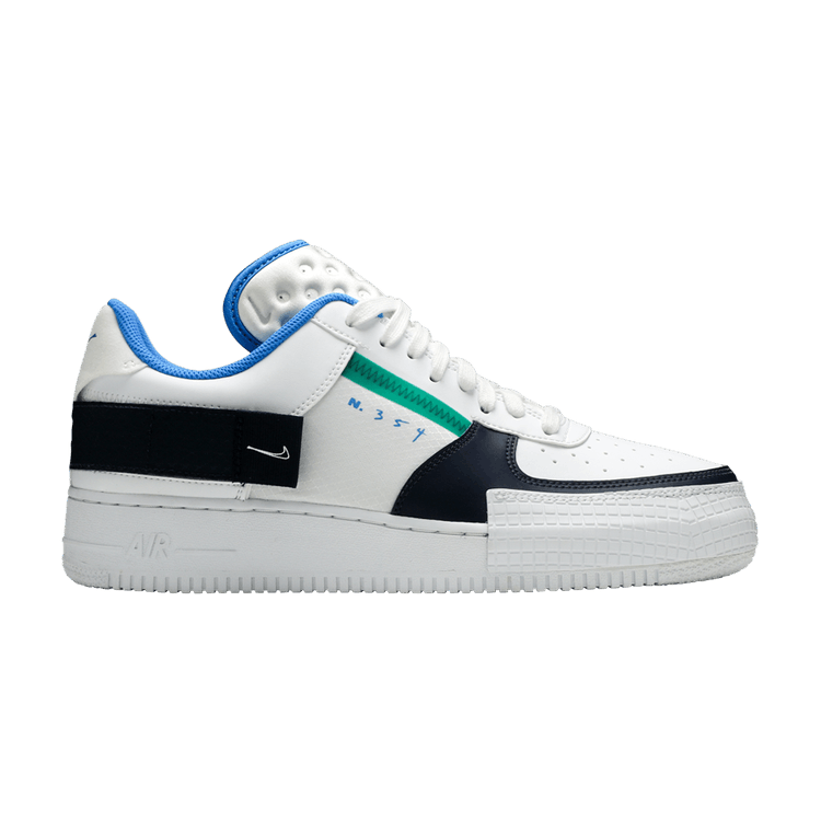 Nike Air Force 1 Type White Obsidian