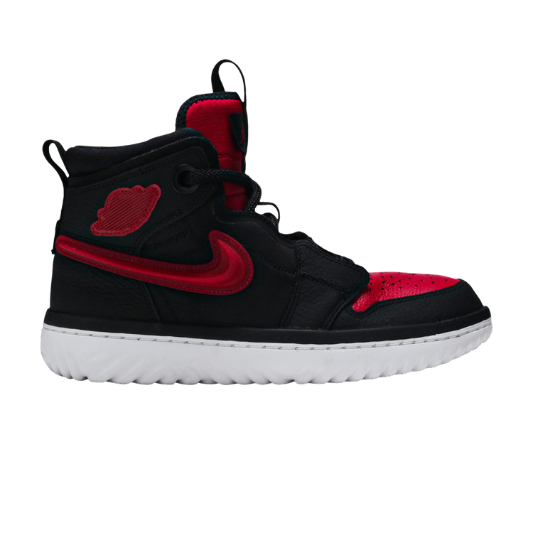 Jordan 1 High React Black Noble Red