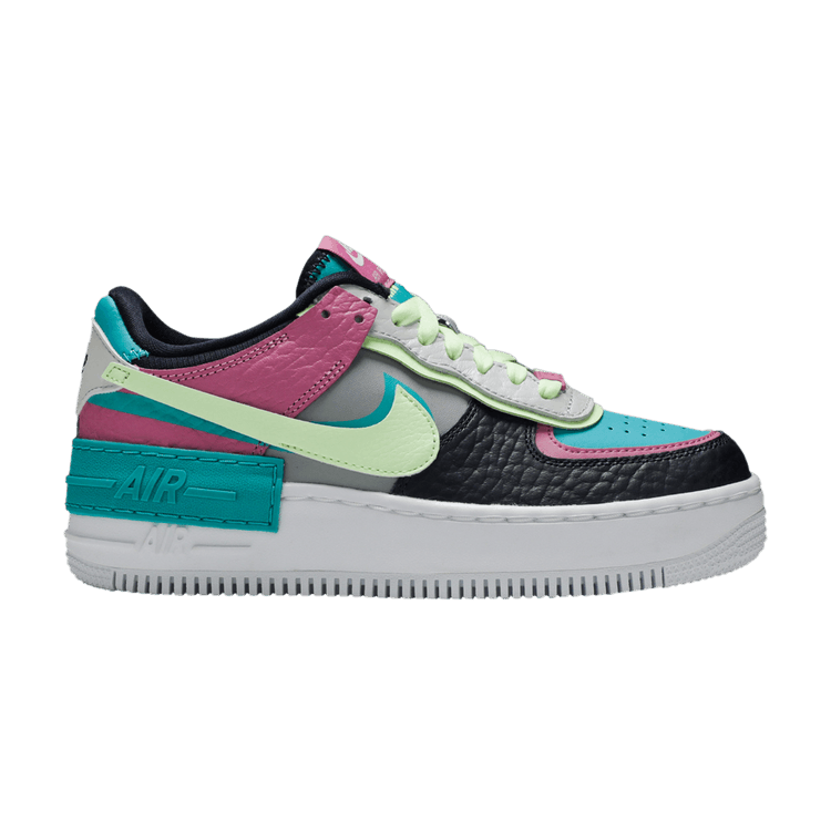 Nike Air Force 1 Low Shadow Barely Volt Oracle Aqua (Women's)