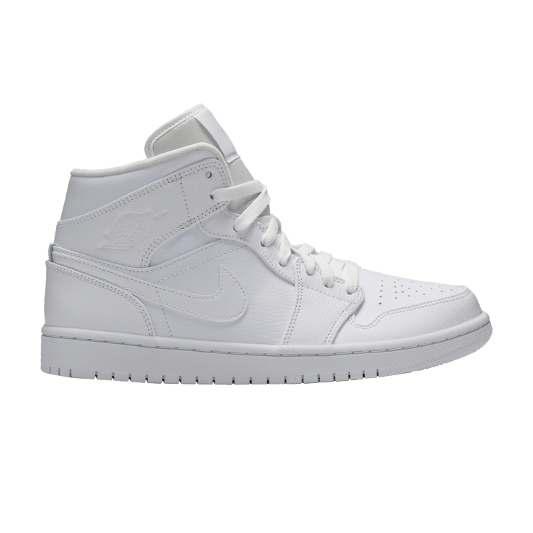 Jordan 1 Mid Triple White (2020)