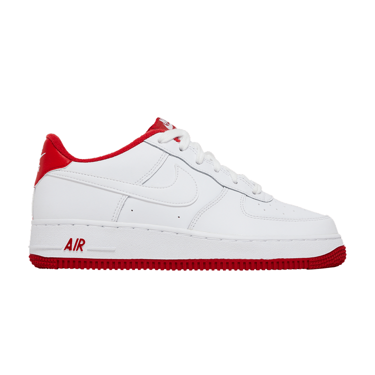 Nike Air Force 1 White University Red (GS)