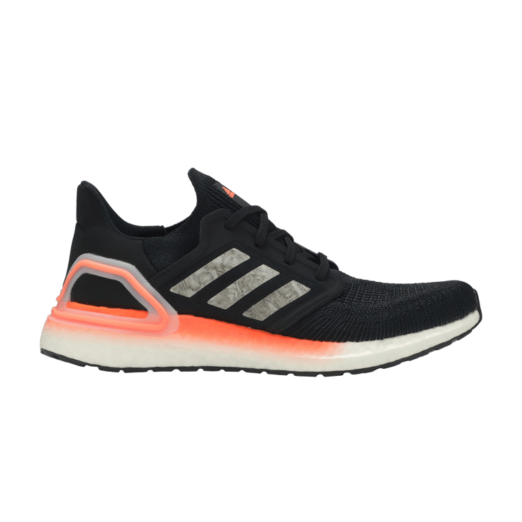 adidas Ultra Boost 20 Core Black Signal Coral