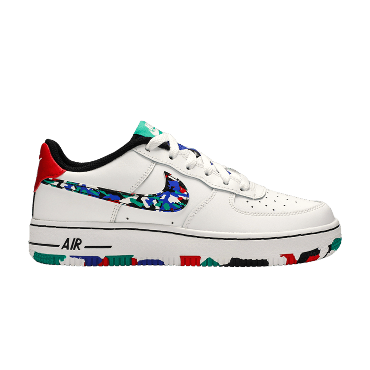 Nike Air Force 1 Low Crayon White Multi (GS)