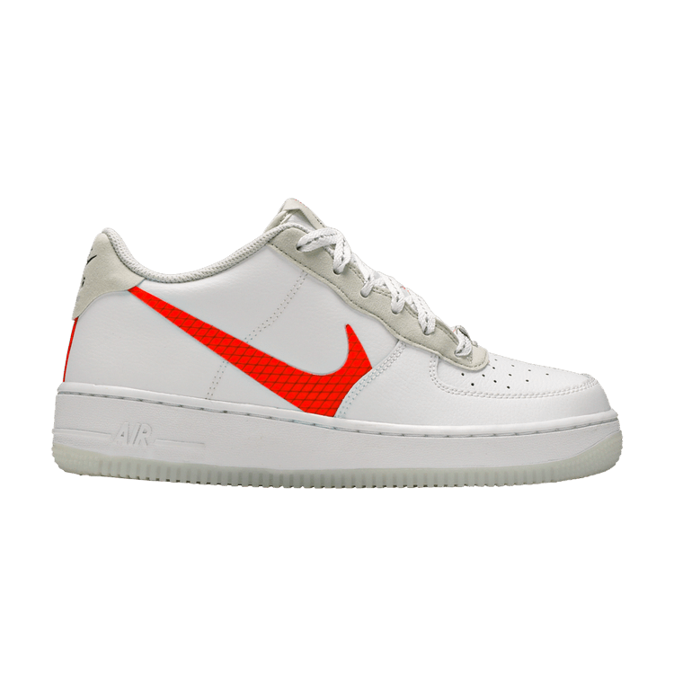 Nike Air Force 1 White Total Orange (GS)