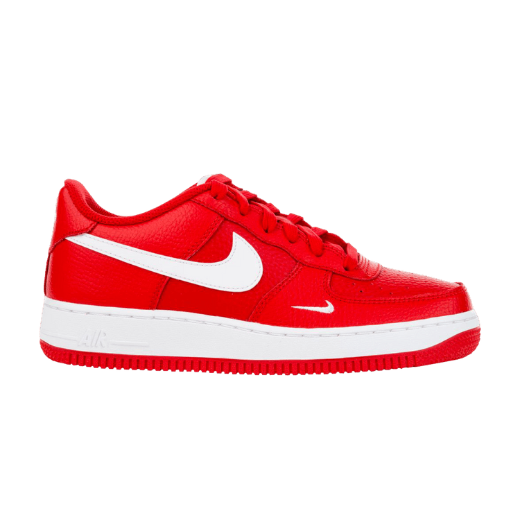 Nike Air Force 1 Low Mini Swoosh University Red White (GS)