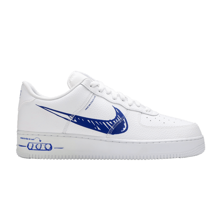 Nike Air Force 1 Low Sketch White Royal