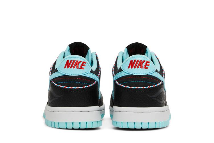 Nike Dunk Low SE Barber Shop Black (GS)