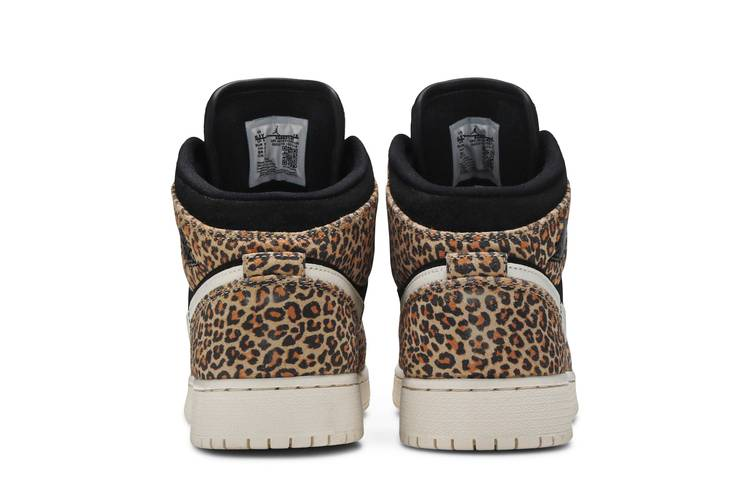 Jordan 1 Mid SE Leopard (GS)