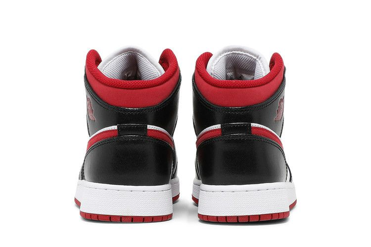 Jordan 1 Mid Gym Red Black White (GS)