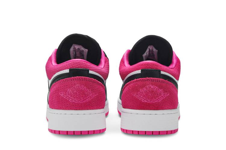 Jordan 1 Low Black Active Fuchsia (GS)