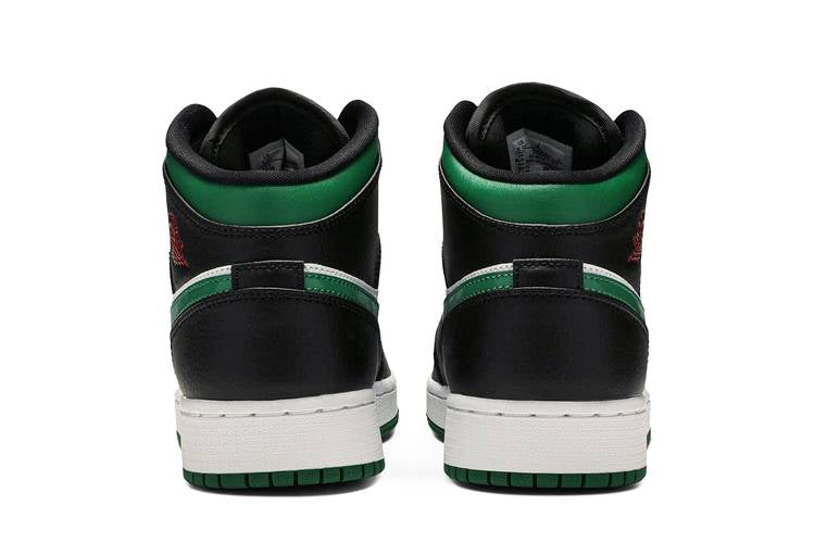 Jordan 1 Mid Green Toe (GS)