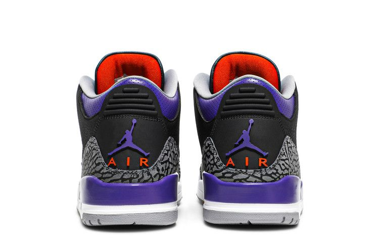 Jordan 3 Retro Black Court Purple