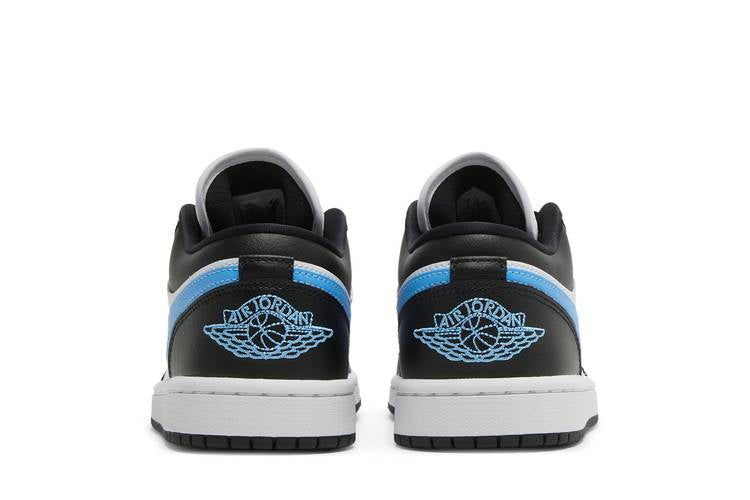 Jordan 1 Low Black University Blue White (Women's)