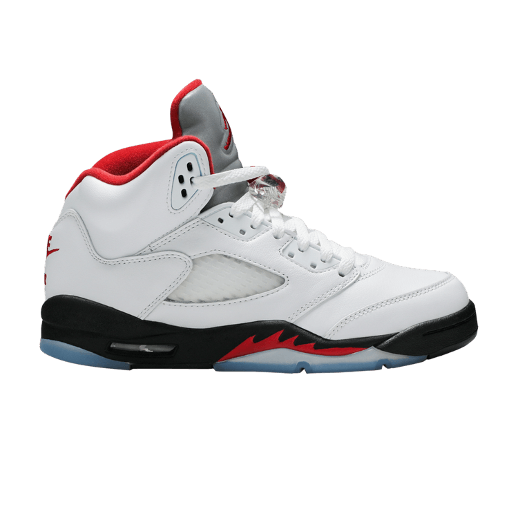 Jordan 5 Retro Fire Red Silver Tongue (2020) (GS)