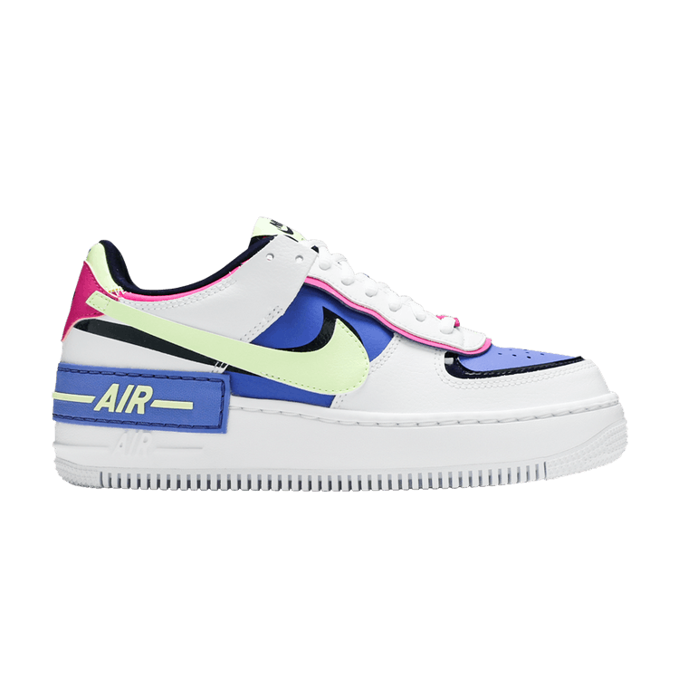 Nike Air Force 1 Low Shadow White Sapphire Barely Volt (Women's)