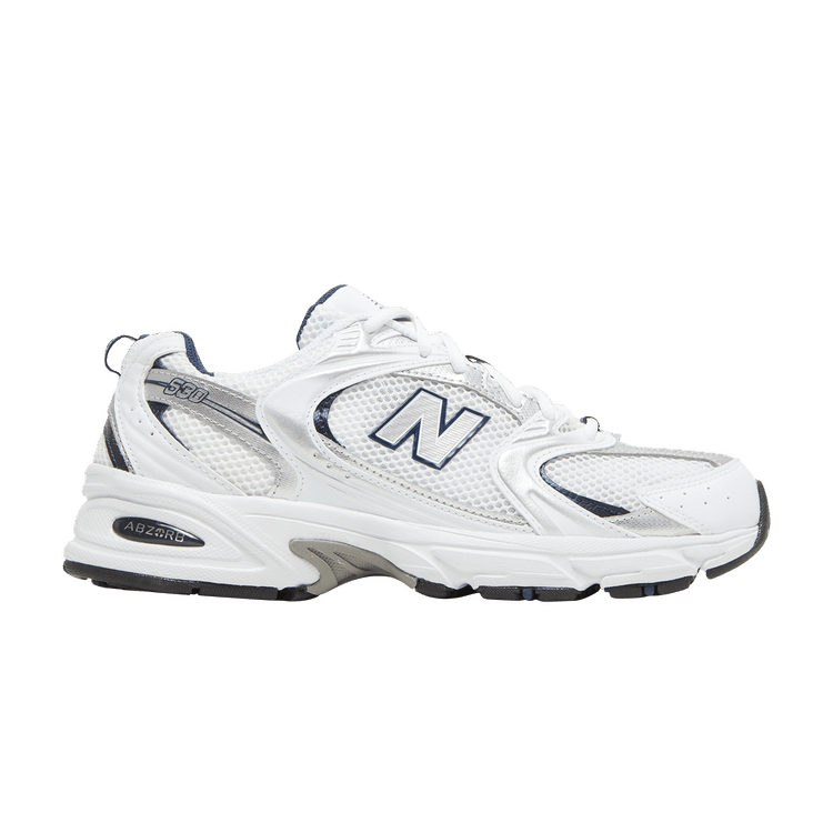 New Balance 530 White Silver Navy