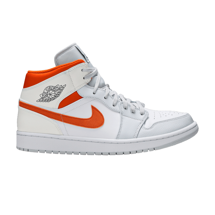 Jordan 1 Mid Starfish Pure Platinum