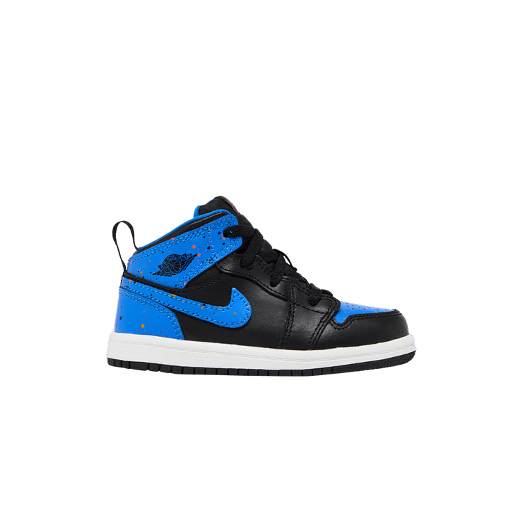 Jordan 1 Mid Royal Paint Splatter (TD)