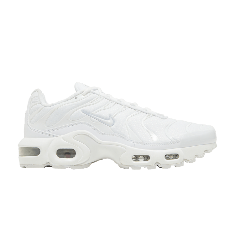 Nike Air Max Plus White Metallic Silver (GS)