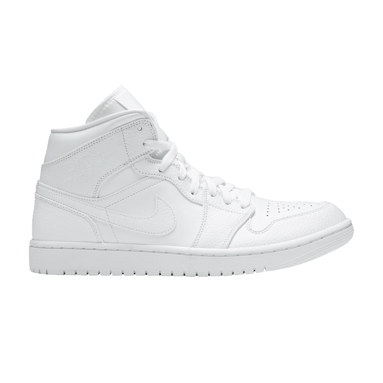 Jordan 1 Mid Triple White 2.0 (2020) - Side Kicks