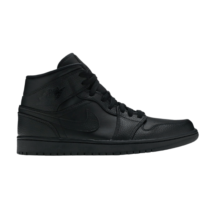 Jordan 1 Mid Triple Black