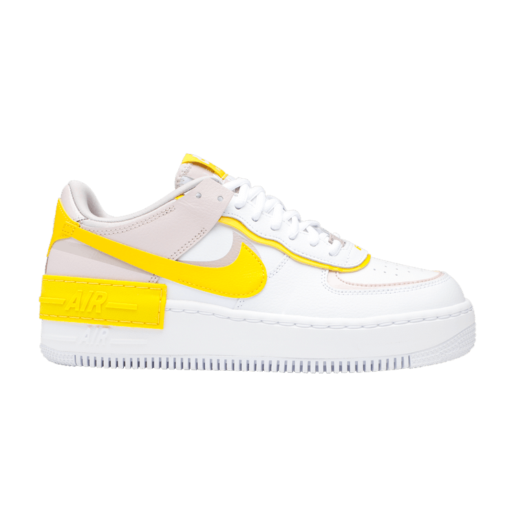 Nike Air Force 1 Low Shadow White Barely Rose Speed Yellow (Women's)