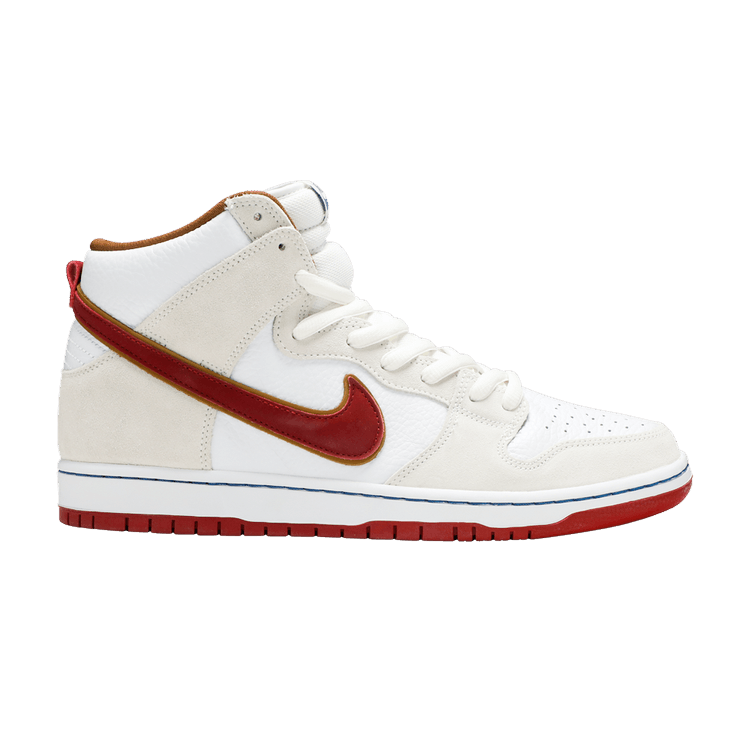 Nike SB Dunk High Sail Bright Crimson