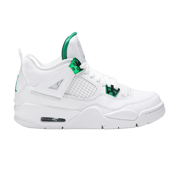 Jordan 4 Retro Metallic Green (GS) - Side Kicks