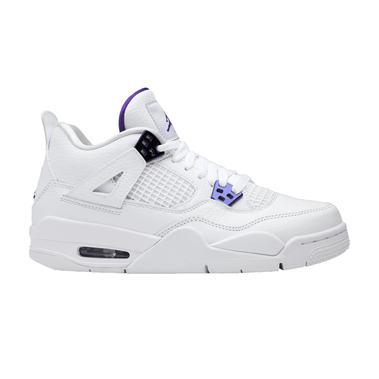 Jordan 4 Retro Metallic Purple (GS) - Side Kicks