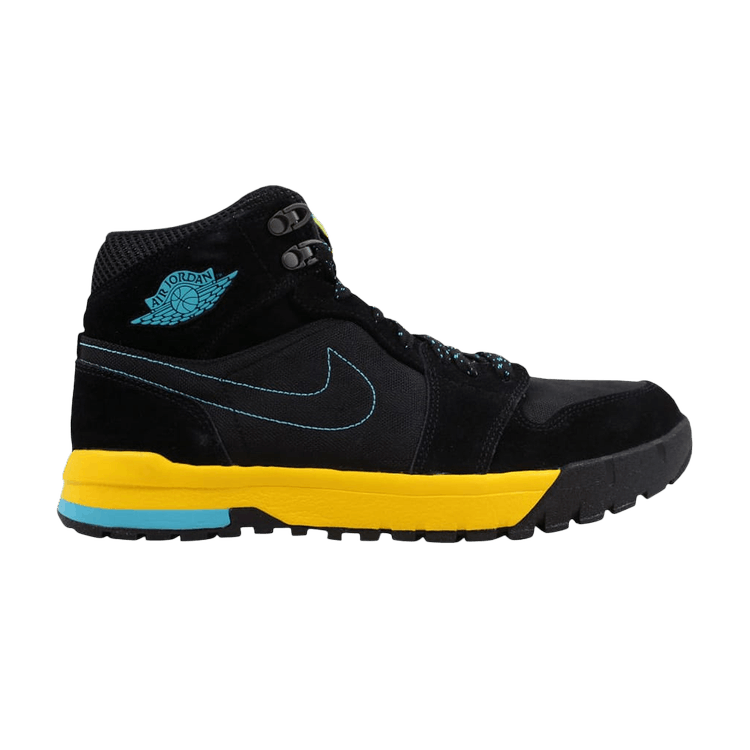 Jordan 1 Trek Black Gamma Blue Varsity Maize