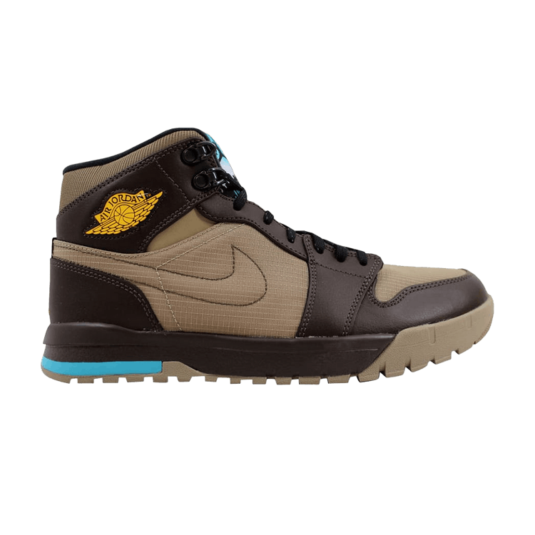 Jordan 1 Trek Khaki Varsity Maize Baroque Brown