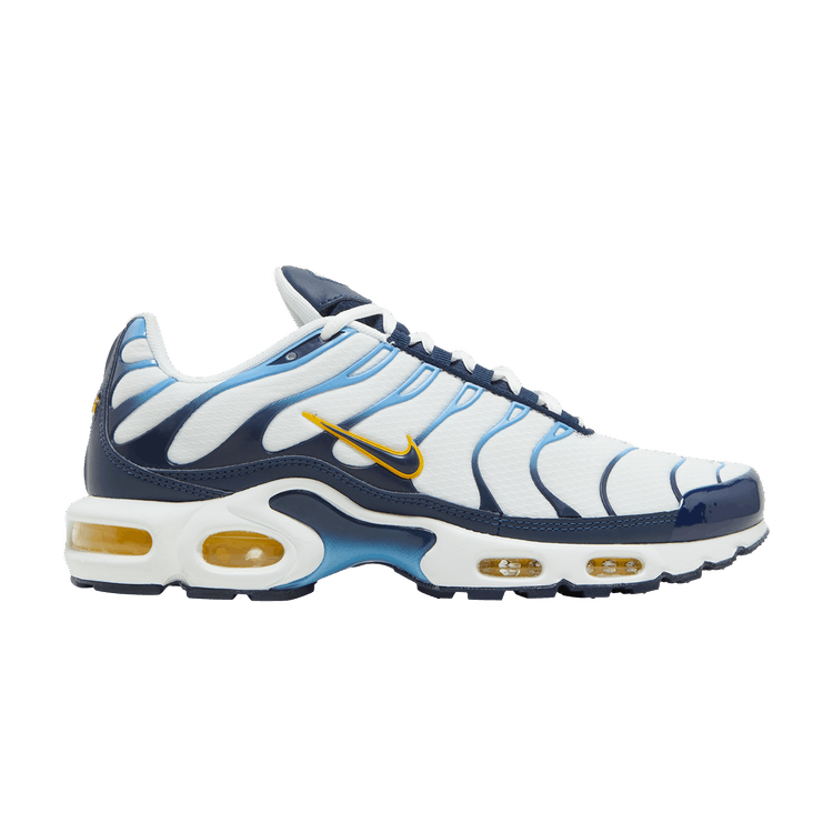 Nike Air Max Plus White Navy Gold