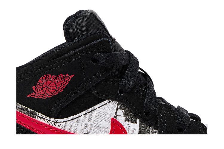 Jordan 1 Mid Newspaper Air Times (TD)