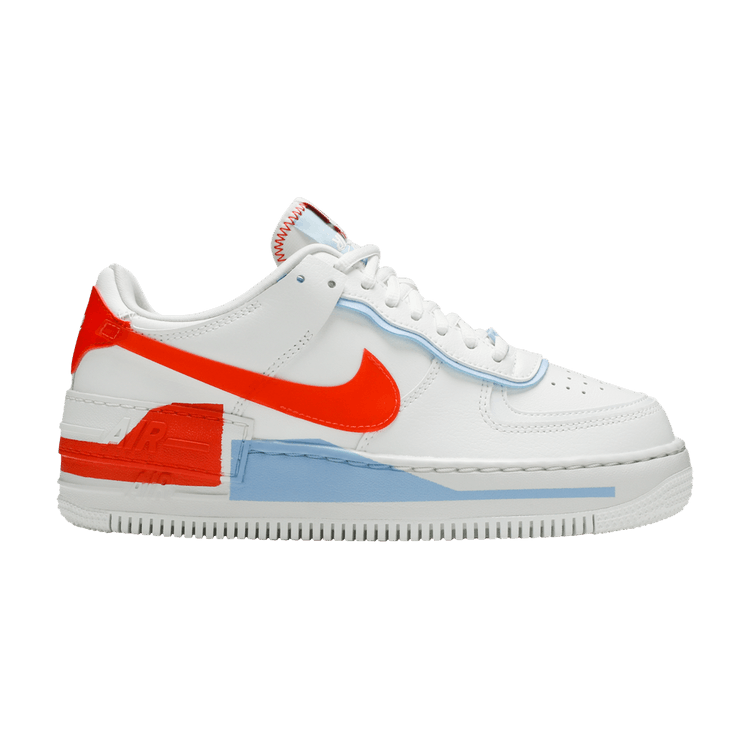 Nike Air Force 1 Low Shadow Summit White Team Orange (Women's)