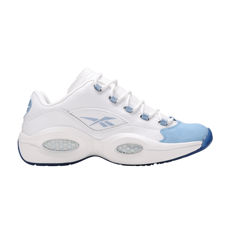 Reebok Question Low Patent Toe Carolina Blue
