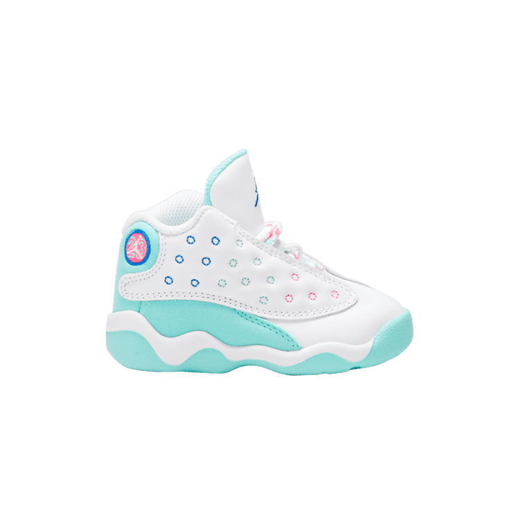 Jordan 13 Retro White Soar Green Pink (TD)