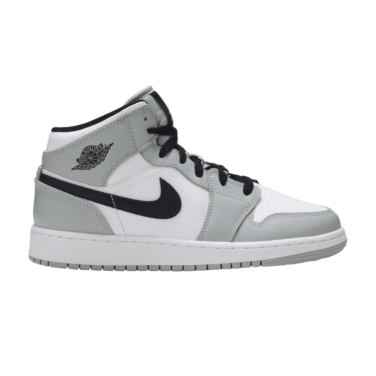 Jordan 1 Mid Light Smoke Grey (GS) - Side Kicks