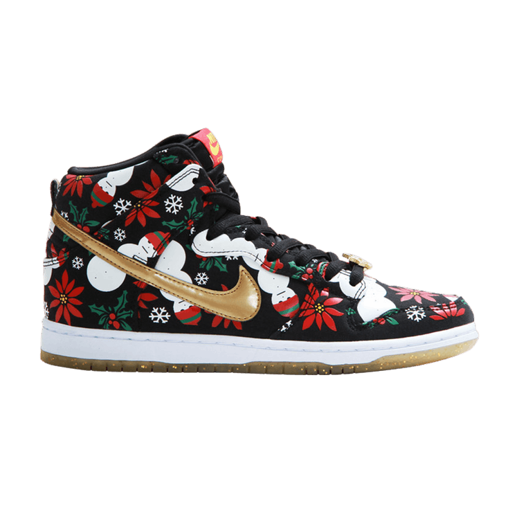 Nike SB Dunk High Concepts Ugly Christmas Sweater Black (Special Box)