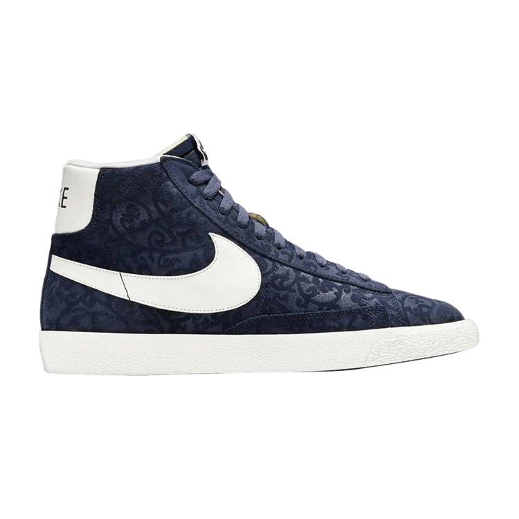 Nike Blazer Mid Premium Vintage Obsidian/Sail-White-Team Orange