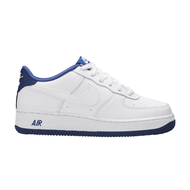 Nike Air Force 1 Low White Deep Royal Blue (GS)