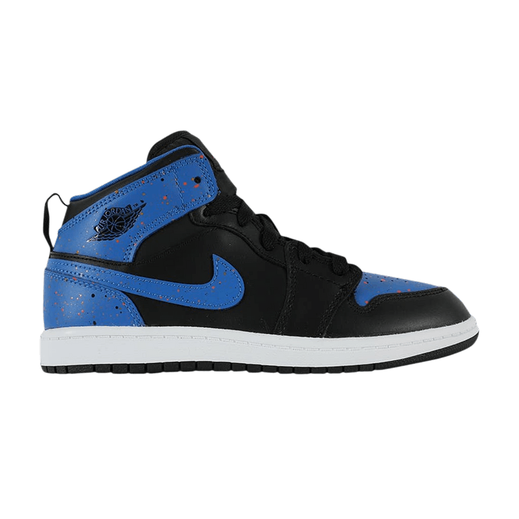 Jordan 1 Mid Royal Paint Splatter (PS)