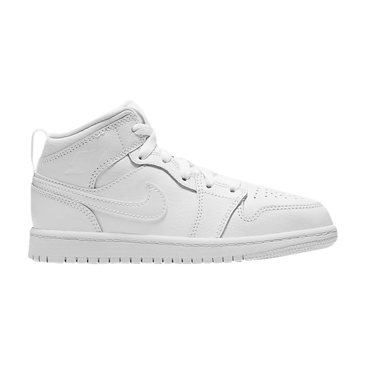 Jordan 1 Mid Triple White (2020) (PS)