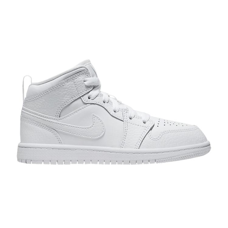 Jordan 1 Mid Triple White (2021) (PS)