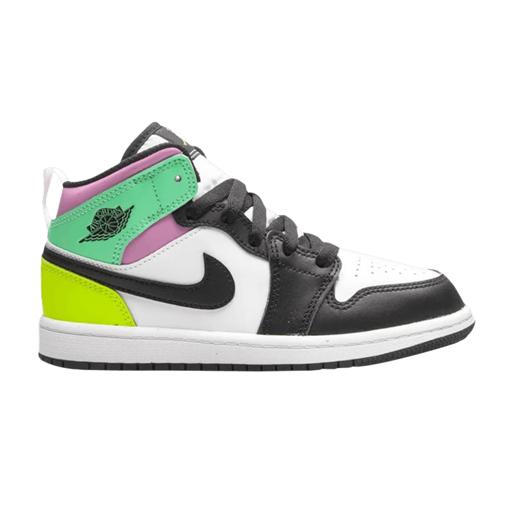 Jordan 1 Mid Pastel Black Toe (PS)