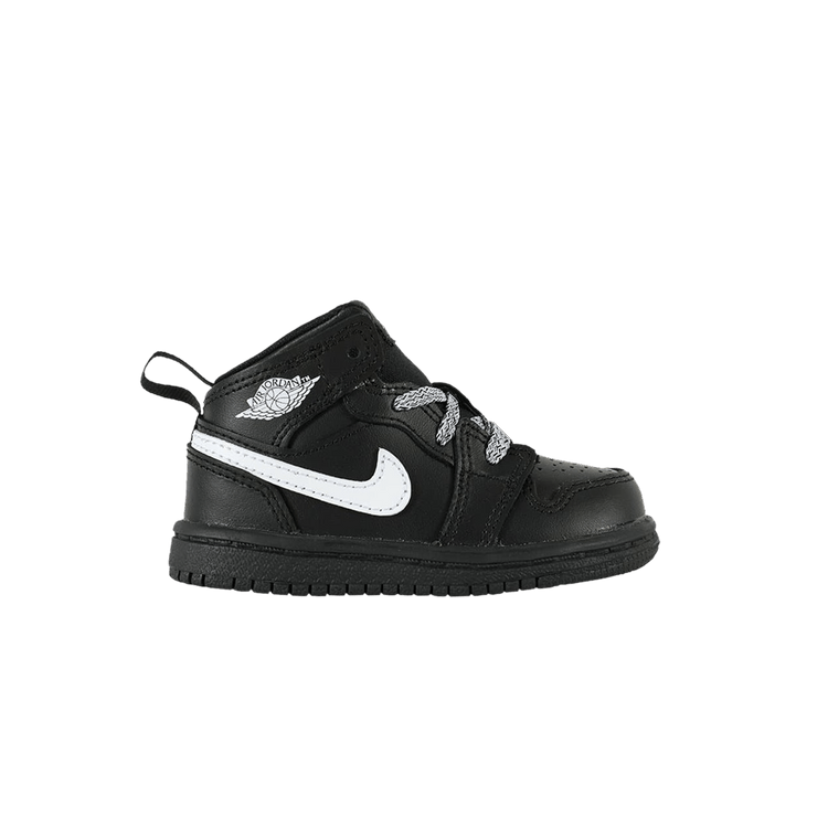 Jordan 1 Mid Black White Speckle (TD)