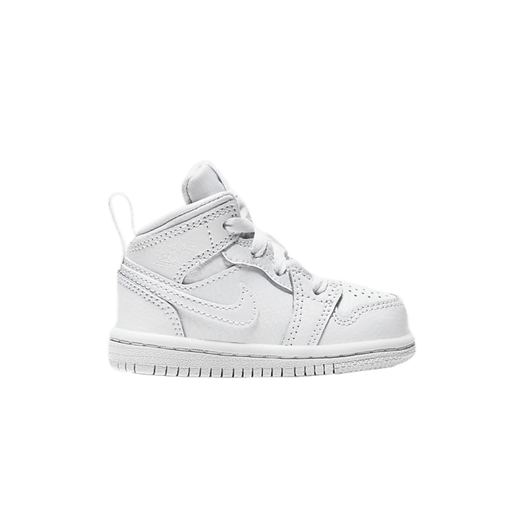 Jordan 1 Mid Triple White (TD)