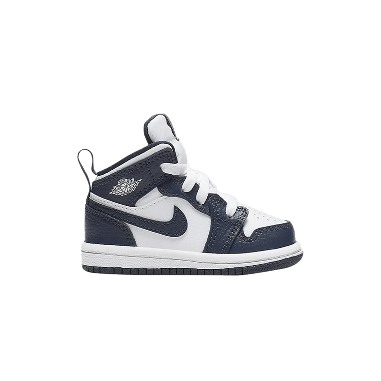 Jordan 1 Mid White Metallic Gold Obsidian (TD)