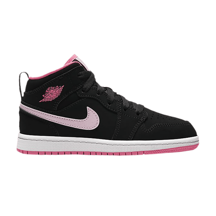 Jordan 1 Mid Black Digital Pink (PS)